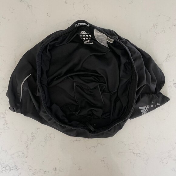 Adidas Supernova Clima365 Poly Running Track Shorts w Liner Black & Silver Sz M - Picture 8 of 11